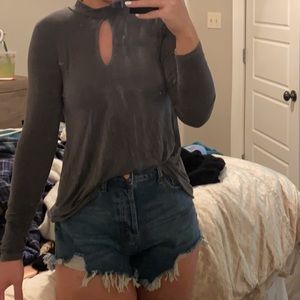 Mock neck long sleeve